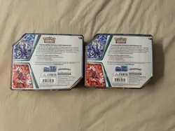 Pokemon TCG: Paldea Legends EX Tin (Koraidon Ex & Miraidon Ex) Lot Of 2 - Image 2