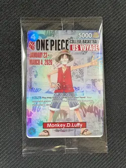2026 One Piece P-055 Monkey D. Luffy US Voyage Promo - Gonzaga - SEALED - Image 2