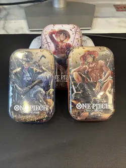 One Piece Tin Pack Set Vol 2 Set of 3 | TS-02 OP-13 | Factory Sealed | Bandai - Image 2