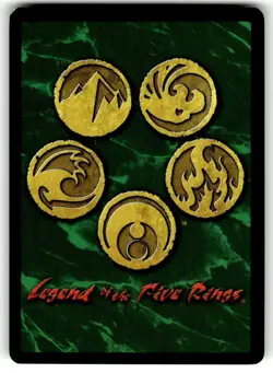 Legend of the Five Rings Four Winds Card Gold Edition - Walking the Way - Image 2