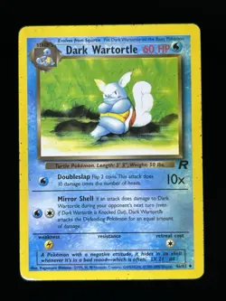 Dark Wartortle - 46/82 - Uncommon - Team Rocket - Pokemon Card - MP - Image 1