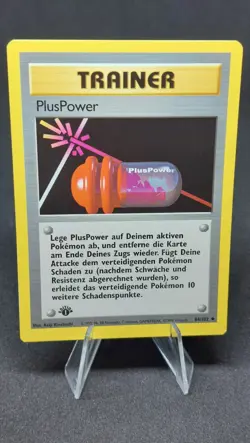 Pokemon Card - 1st Edition PlusPower (84/102) German Base Set 1999 ***EXC*** - Image 2