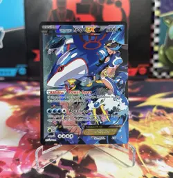 Pokemon TCG Team Aqua's Kyogre-EX Double Crisis Holo Card 6/34 - Image 1