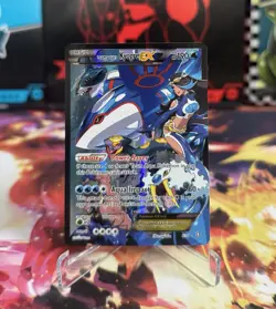 Pokemon TCG Team Aqua's Kyogre-EX Double Crisis Holo Card 6/34 - Image 2
