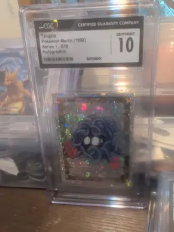 Tangela Pokemon Merlin 1998 Series 1-S18 Holographic Card - Image 1