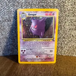 Gengar - 5/62 - Pokemon Fossil Unlimited Holo Rare Card WOTC - Image 1