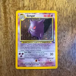 Gengar - 5/62 - Pokemon Fossil Unlimited Holo Rare Card WOTC - Image 2