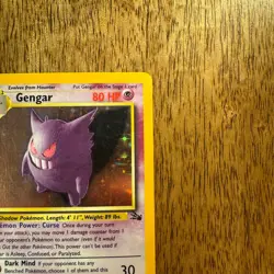 Gengar - 5/62 - Pokemon Fossil Unlimited Holo Rare Card WOTC - Image 4