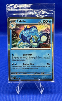 Pokemon TCG Obsidian Flames STAFF Prerelease Cards Sealed Pack SVP 36/37/38/39 - Image 1