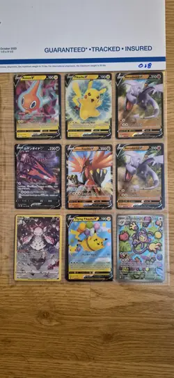 pokemon card binder collection lot english 54 Cards ex,v,full art,reverse. #018 - Image 1