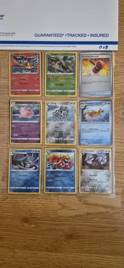 pokemon card binder collection lot english 54 Cards ex,v,full art,reverse. #018 - Image 5