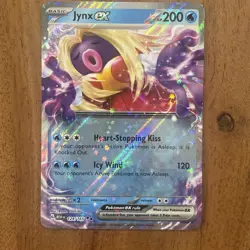 Pokemon TCG Jynx EX 124/165 Holo Double Rare Scarlet & Violet 151 NM Card - Image 1