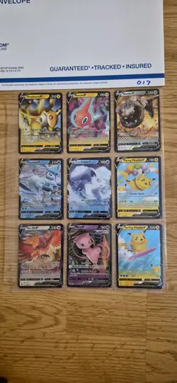 pokemon card binder collection lot english 54 Cards ex,v,full art,reverse. #017 - Image 1