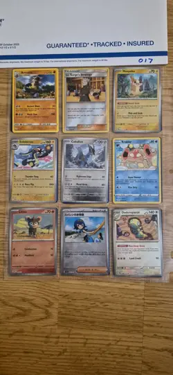 pokemon card binder collection lot english 54 Cards ex,v,full art,reverse. #017 - Image 2