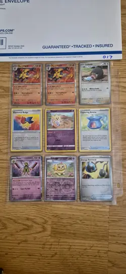 pokemon card binder collection lot english 54 Cards ex,v,full art,reverse. #017 - Image 4