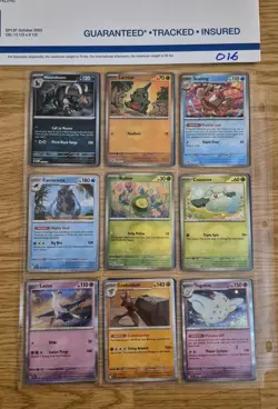 pokemon card binder collection lot english 54 Cards ex,v,full art,reverse. #016 - Image 2