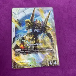GUNDAM DUAL IMPACT - HYAKU SHIKI R+ Card GD02-072 HOLO FOIL MINT - Image 1
