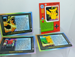 Pokemon Pikachu card bundle - Topps Non Holo TV Series 2 cards x4 1999 2000 - Image 2