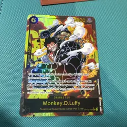 One Piece TCG Monkey.D.Luffy Secret Rare Card OP10-118 Alt Art English B - Image 1