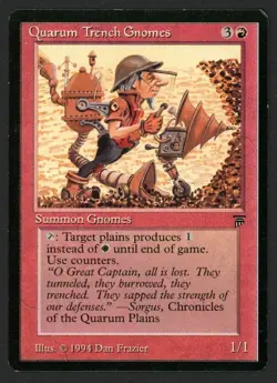 ***English Quarum Trench Gnomes*** MTG Legends Magic Kid Icarus - Image 1