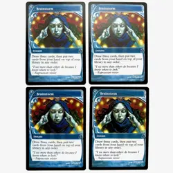 4x Brainstorm Future Sight Frame MB2 Mystery MTG Magic The Gathering - Image 1