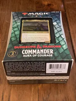 Magic MTG Adventures in the Forgotten Realms Commander Deck Aura of Courage - Image 2