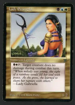 ***English Lady Evangela (Vertical Bend)*** MTG Legends Magic Kid Icarus - Image 1