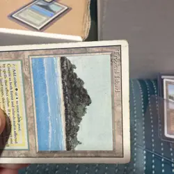 Heavy Play HP Tropical Island Revised Mtg Magic the Gathering - Image 3