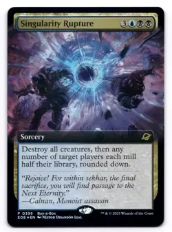 Singularity Rupture NM Edge of Eternities Promo 0398 MTG Foil - Image 1