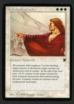 ***English Infinite Authority (Ring Ding)*** MTG Legends Magic Kid Icarus - Image 1