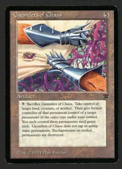***English Gauntlets of Chaos*** MTG Legends Magic Kid Icarus - Image 1