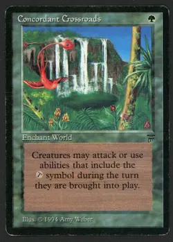 ***English Concordant Crossroads*** MTG Legends Magic Kid Icarus - Image 1