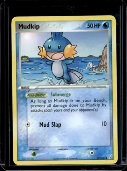 2006 Pokemon EX Crystal Guardians Mudkip #57/100 - Image 1
