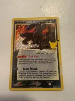 Umbreon Gold Star 17/17 Celebrations Pokemon - Image 1