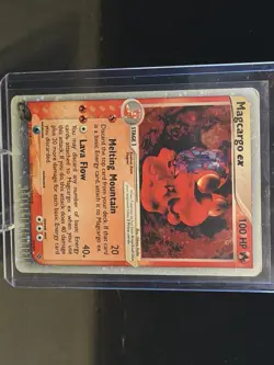 Pokemon TCG EX Dragon Magcargo EX Holo Rare Card 95/97 - Image 2