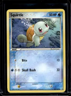 2006 Pokemon EX Crystal Guardians Squirtle #63/100 - Image 1