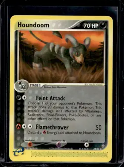 2003 Pokemon EX Dragon Houndoom #34/97 - Image 1