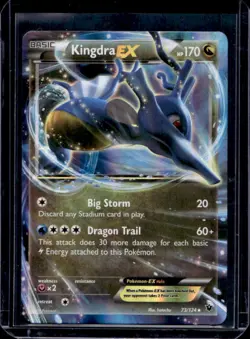 2016 Pokemon XY Fates Collide Kingdra Holo #73/124 - Image 1