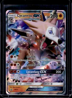2016-19 Pokemon SM Black Star Promos Lycanroc #SM14 - Image 1