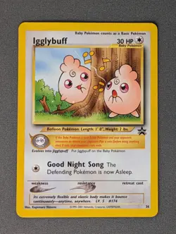 Pokemon - Igglybuff Black Star Promo # 36 NM - Image 1