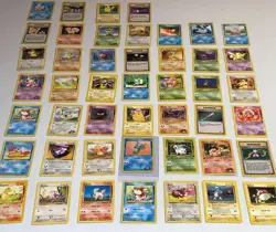 Pokemon Vintage WOTC 46 Card LP Lot (3 First Editions) NO RESERVE - Image 1