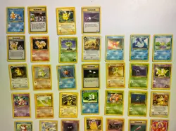 Pokemon Vintage WOTC 46 Card LP Lot (3 First Editions) NO RESERVE - Image 2