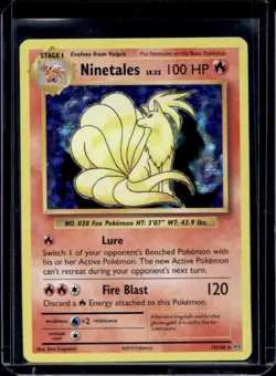 2016 Pokemon XY Evolutions Ninetales Holo #15/108 - Image 1