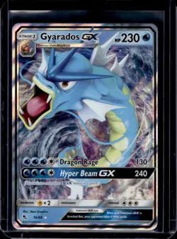 2019 Pokemon SM Hidden Fates Gyarados GX #16/68 - Image 1