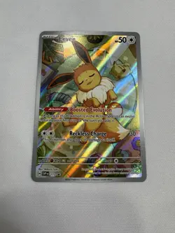 Pokemon TCG - Eevee SVP173 - Scarlet & Violet Promo - Illustration Rare NM-M - Image 1
