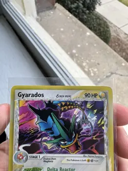 Pokemon 2006 TCG Gyarados EX Holon Phantoms Reverse Holo Rare 8/110 - Image 3