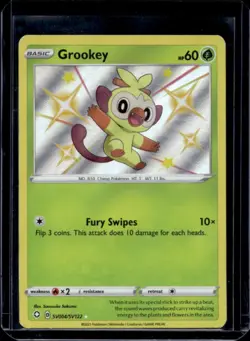 2021 Pokemon SWSH Shining Fates Grookey Shiny Vault #SV004/SV122 - Image 1