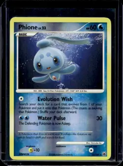2008 Pokemon Diamond & Pearl Majestic Dawn Phione Reverse Holo #12/100 - Image 1