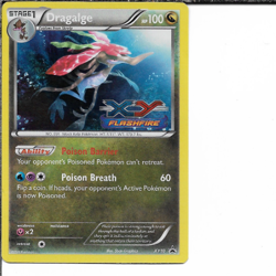 Pokemon Flashfire Dragalge Prerelease Promo #XY10 Excellent Condition - Image 1