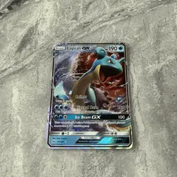 Pokemon TCG Lapras GX Holo Sun Moon Base Set 35/149 NM - Image 1
